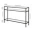 Siviline 106.7cm Glass Top Console Table-1713729355