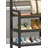 Vintage Brown, 5-In-1 Foyer Tree, 31.6-Inch Wide Entryway Bench With Coat Rack, 17 Hooks + Separate Drawers.-1164711636