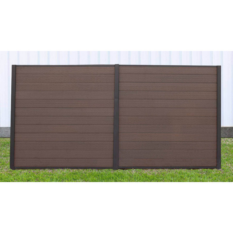 72'' H x 70.2'' W Fencing with 1 Panel(s) Included, Mahogany