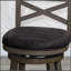 Tabouret pivotant à dossier en X 30 po-717905758-717905757