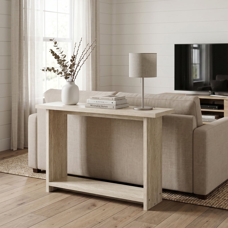 Table de vestibule avec tablette ouverte Caerthan