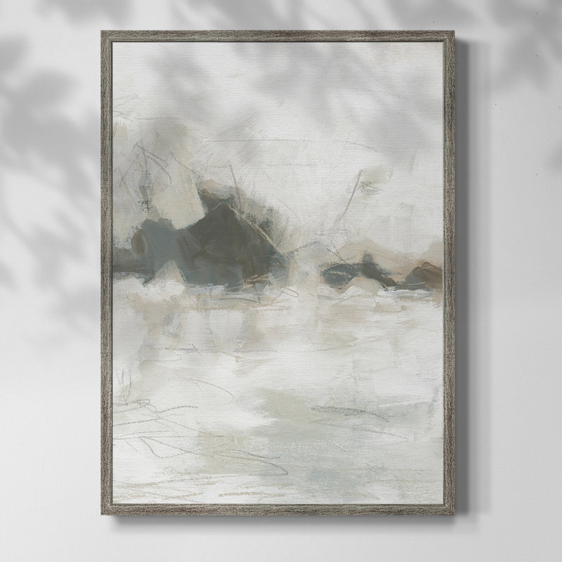 Horizon Break I, reproduction encadrée - bois massif, H 15 po x l 12 po