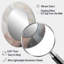 Or et gris Line Art In Motion II - grand miroir mural ovale sur métal-281350171