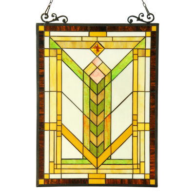 Astoria Grand Geometric Window Panel & Reviews | Wayfair