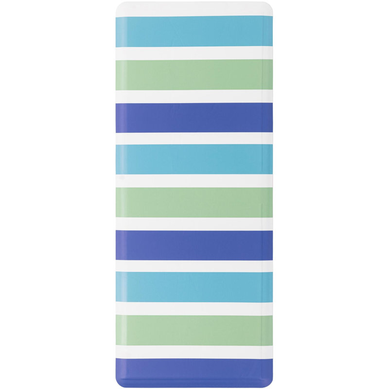 Band Tierica, Vert/bleu, Tapis de couloir 2 pi x 5 pi