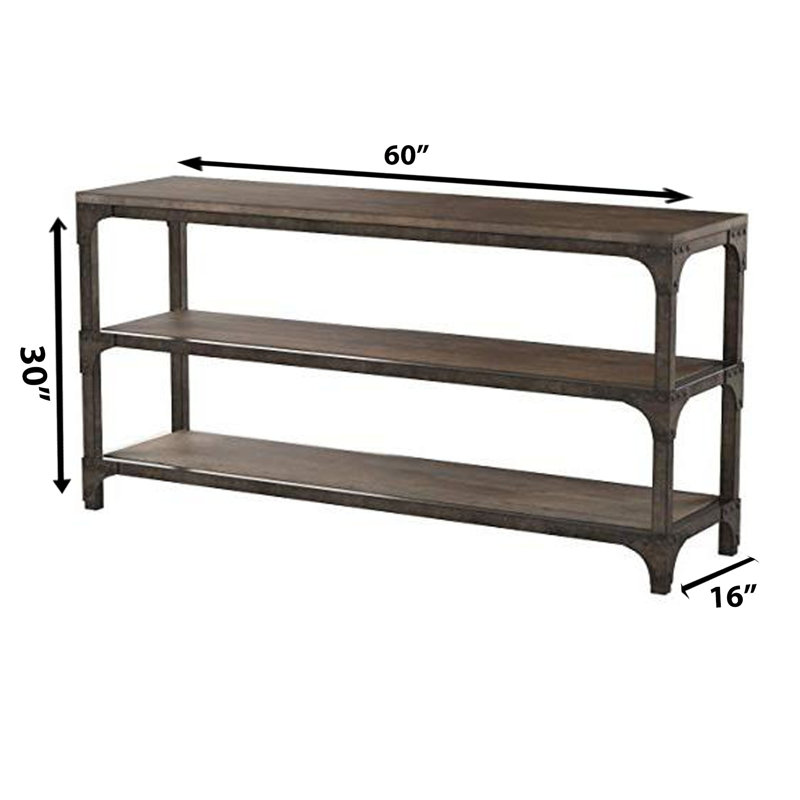 Rhames Console Table, 30" H x 60" W x 16" D