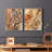 Tree Texture Triptych I-Premium Framed Print -Ready to Hang - No Nails Required - No Nails Required-108035379-108035381