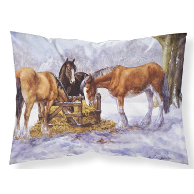 Horses Polyester Jersey Knit