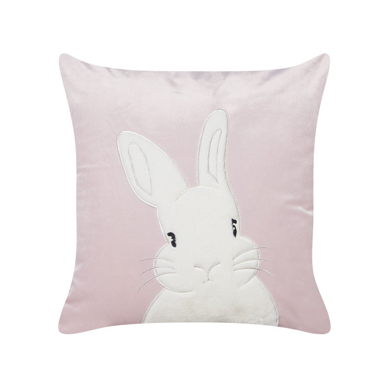 Axtyn Animal Print Pink Square Cushion