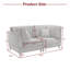 2 Seater Corduroy Sofa-1497992341