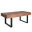 Table basse rustique industrielle, table basse 47,2 x 23,5 po x 18 po, table fabriquée à la main