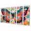 Ellendale - papillon, art mural 5 pièces-106423577