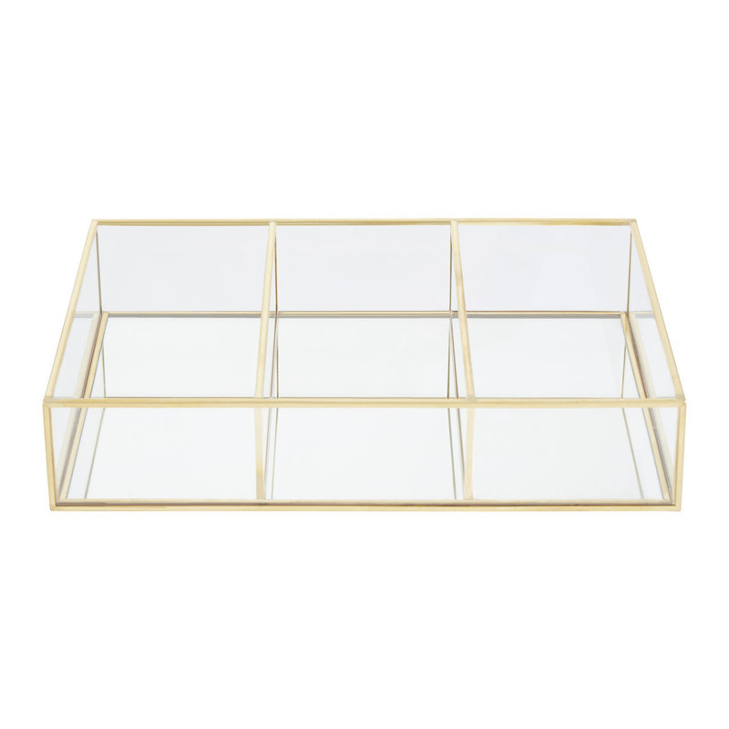 Fielden 3 Compartment Makeup Organiser