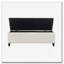 Banc de rangement en lin capitonné-715708959