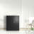 Metal Storage Cabinet with 2 Doors and 2 Shelves, Lockable Steel Storage Cabinet for Office, Garage, Warehouse