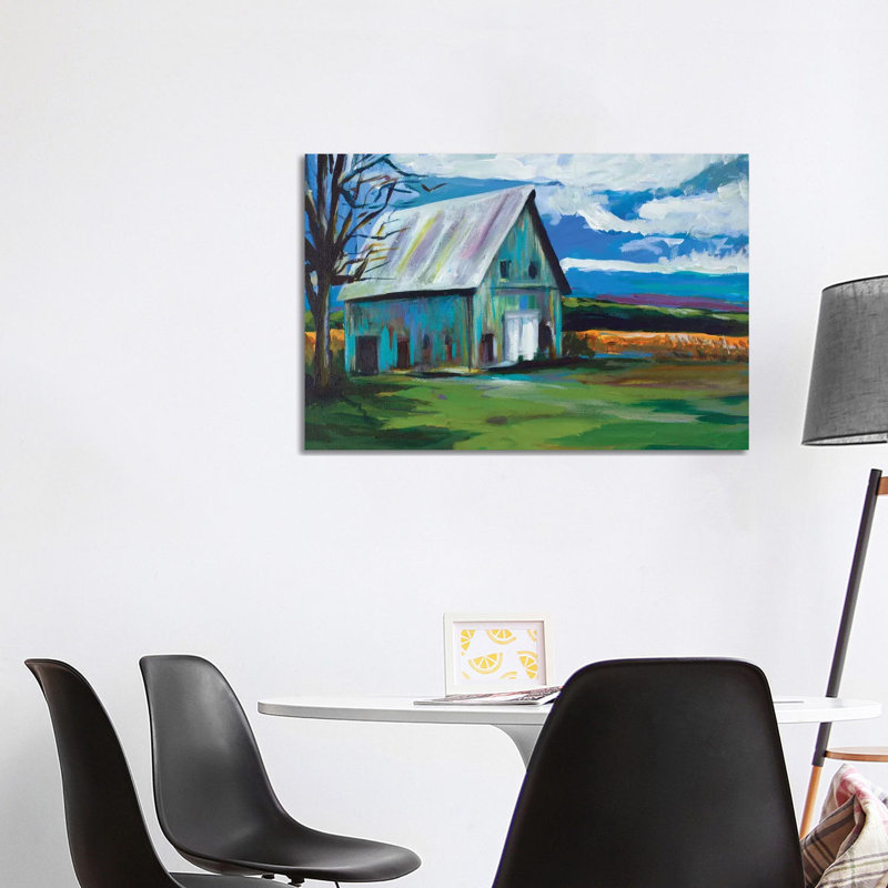 Old Barn by Andy Beauchamp - Wrapped Canvas Painting, 101.6 cm H x 66.04 cm W x 3.175 cm D