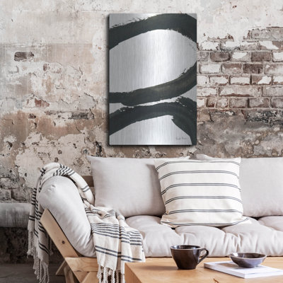 'Inky 1' by Farida Zaman Metal Wall Art, 24" x 36"
