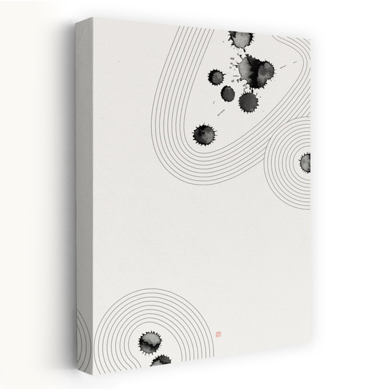 Contemporary Art Abstract Peaceful Serene Wall Art - Wrapped Canvas Print, 45.72 cm H x 30.48 cm W