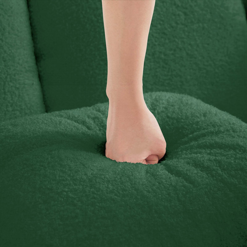 Canapé moelleux et moelleux 135 po, Vert
