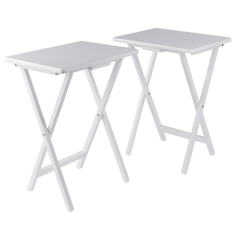 Ensemble de 2 tables à collation Alex, Blanc