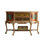 Half-Round Console with Double Doors and Drawers