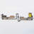 2 Piece Metal and Solid Wood Shelf