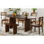 Ensemble de table de salle à manger 6 pièces avec banc, ensemble de chaises de table ovales pour 6 personnes, ensemble de salle à manger de style moderne, brun-1982938634-1982938639-1982938747-1982938742