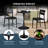 Outdoor Steel Dining Table-1229763198