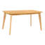 Cuisine décontractée - table de finition en chêne naturel et chaises modernes avec une courbure à couper le souffle-727447321