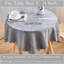 Nappe petite nappe de table de bout 36 po x 36 po jusqu'à 22 po à motif de feuilles et bord festonné pour table de bout en jacquard imperméable