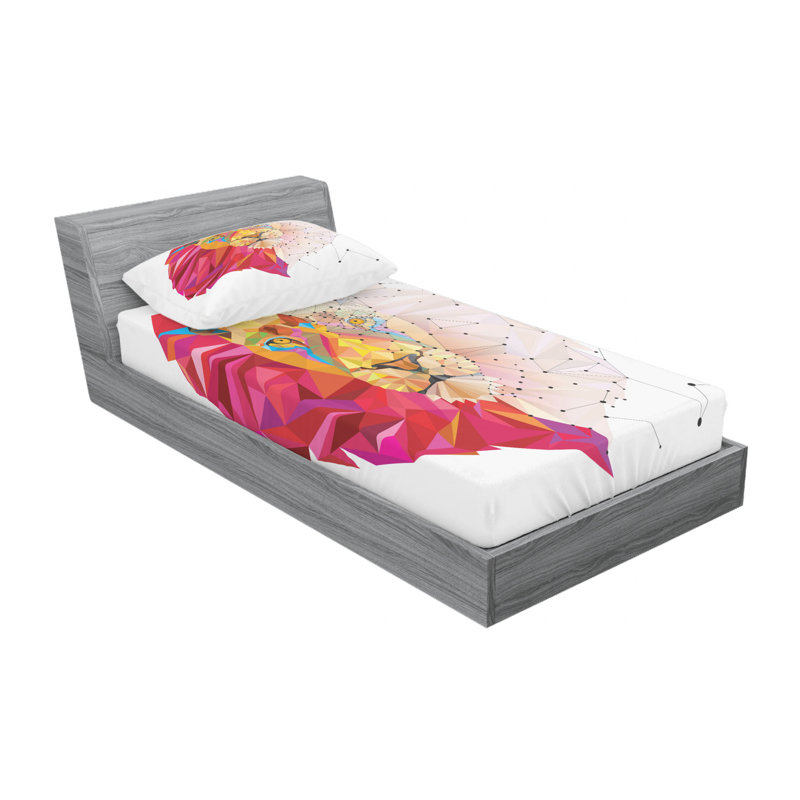Microfiber Sheet Set, Twin Sheet Set with Fitted Sheet
