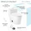 Toilette allongée une pièce Cannes 1,6 GPF