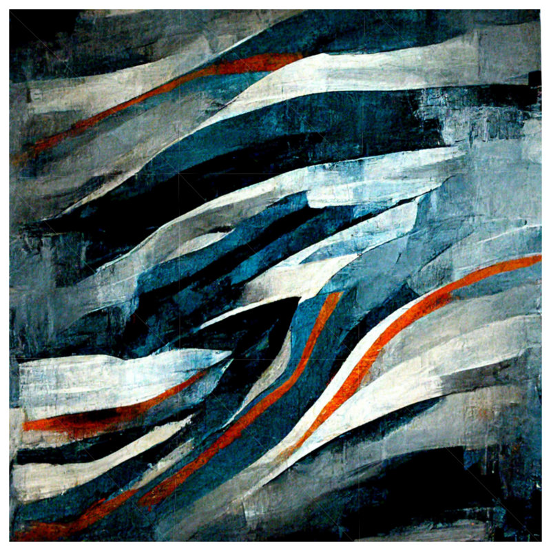 Abstract Bedding Art Comforter Modern, Twin Extra Long
