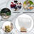 100 Pieces Cake Slice Plastic Containers, 5 Inches Hinged Lid Cheese cake Container