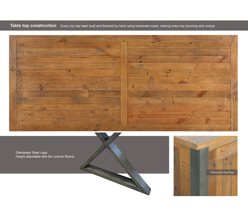 Yunpeng Dining Table, 74 x 230 x 95 cm