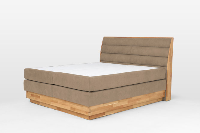 Boxspringbett Marissa mit Topper und Bettkasten