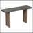 Uniquely Designed Oak Veneer Console Table With Distinctive Side Shapes, Ideal For Modern Entryways And Hallways-289827573