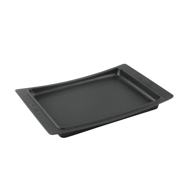 Rectangle de service en fonte émaillée 14 po x 9,5 po Lava