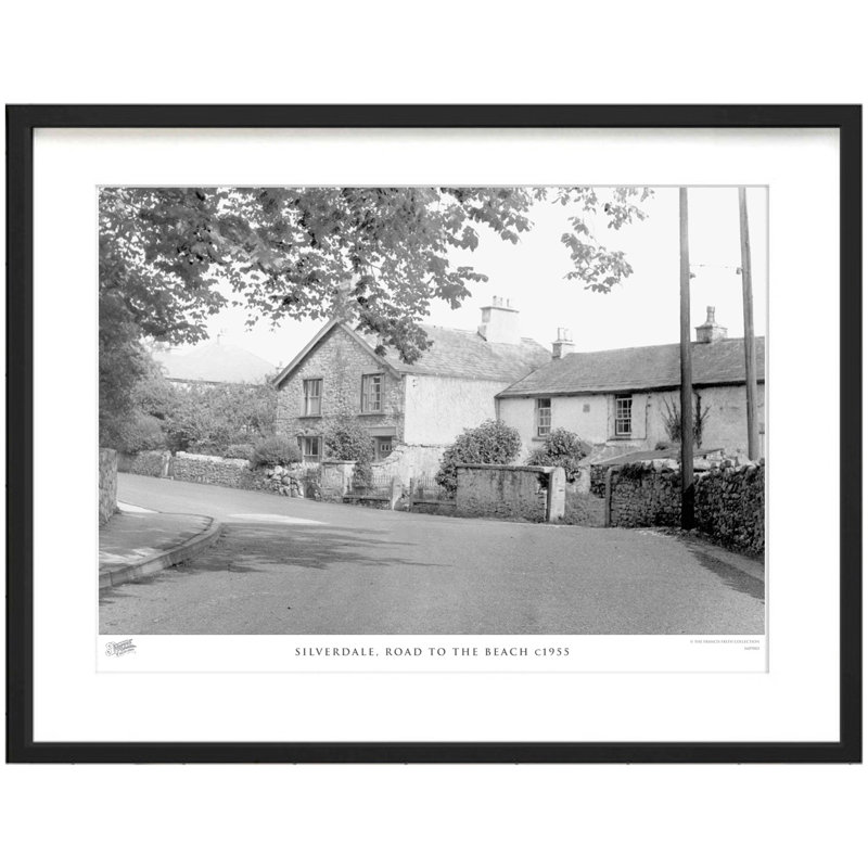Silverdale, Road To The Beach C1955 - Single Picture Frame Print, 60cm H x 80cm W x 2.3cm D
