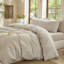 Ensemble de housse de couette rayé 100% coton délavé DONEUS-113054929-113054928