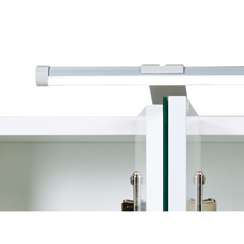W 750mm H Surface Frameless Medicine Cabinet Mirror Adjustable, 75cm H x 100cm W x 16cm D