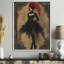 «Old Time Charm Classy Woman», décoration murale Cabaret femme-1637805747-1637805754