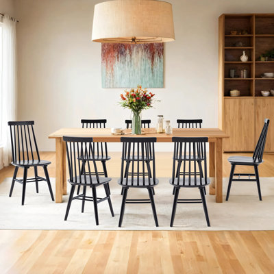 Ensemble de 8 chaises d'appoint Alvie