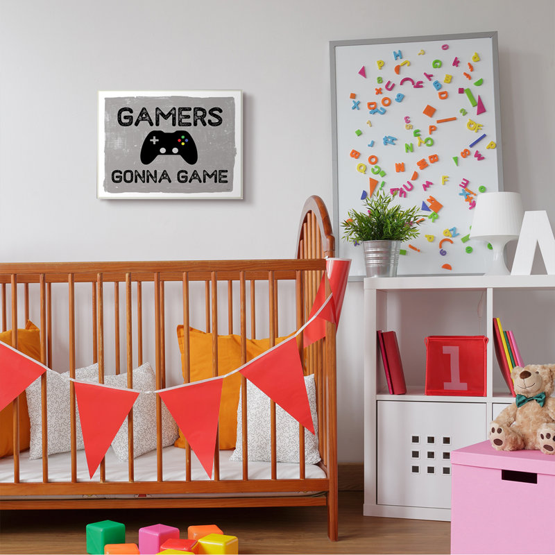 Moteurs de jeu Gamers Gonna, Plaque murale, H 13 po x l 19 po x P 0,5 po