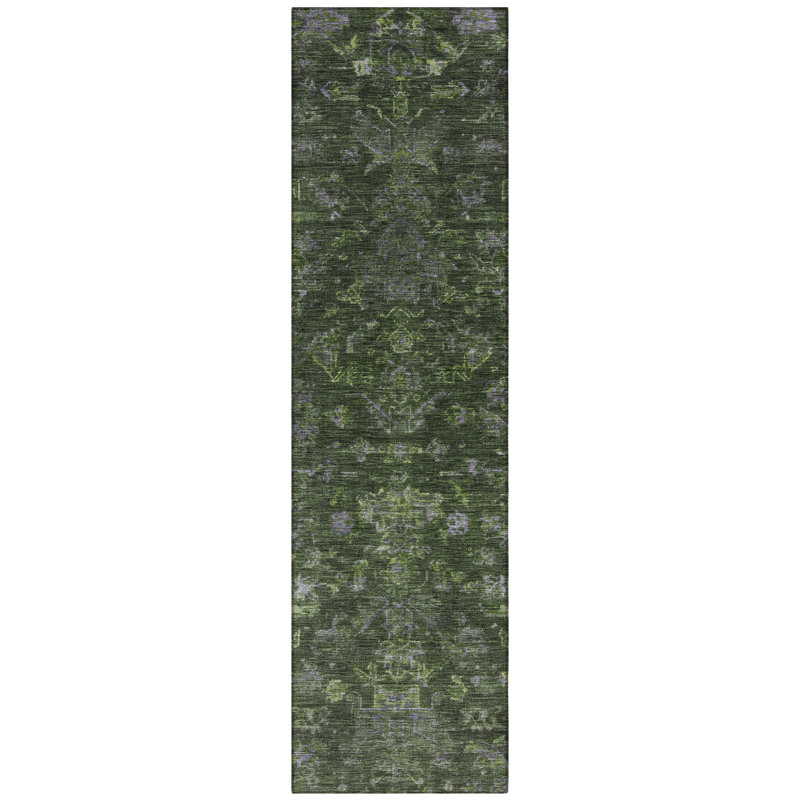Machine Washable Indoor/Outdoor Chantille ACN2322 Global Rug, Runner 2'3" x 7'6"