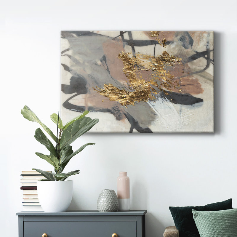 Golden Blush II - impression sur toile tendue, L 27 po x H 18 po