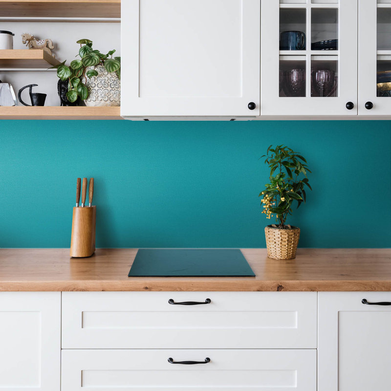 Tailynn 50cm x 100cm PVC Singular Tile, Turquoise