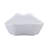 Kiss 62" Modern Vegan Leather Upholstered Hardwood Loveseat in White-90539882
