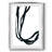 Onyx Ribbon II -Framed Print