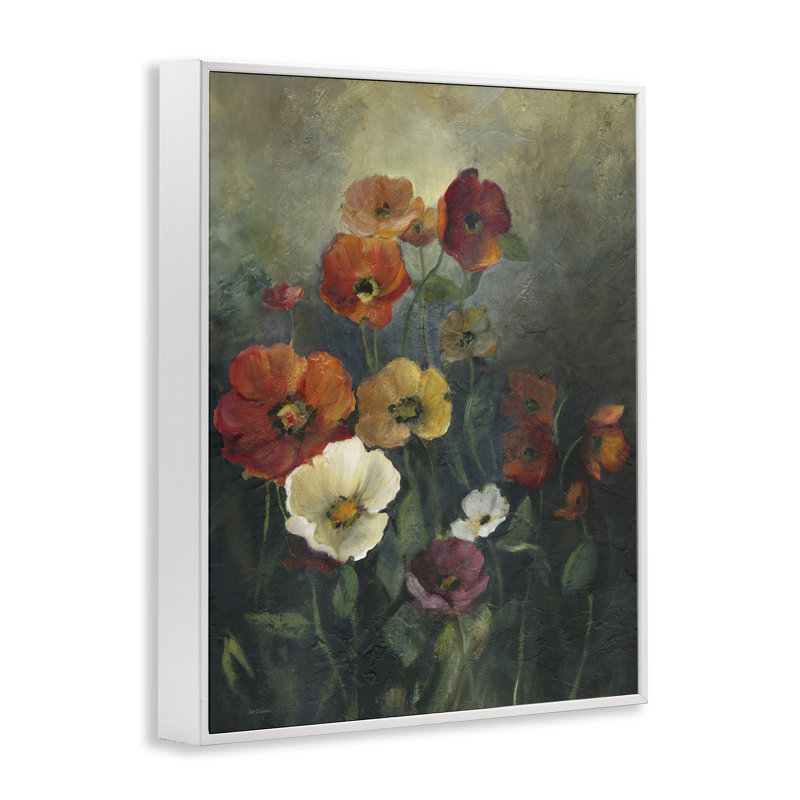 «Poppies at Dawn», giclée encadrée, design par Carol Robinson, H 14 po x l 11 po